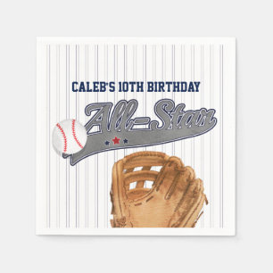 Servilleta De Papel Fiesta personalizada de deportes de béisbol ESTREL