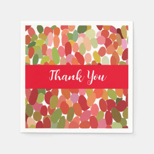 Servilleta De Papel Fiesta personalizado de frutos de bayas coloridas