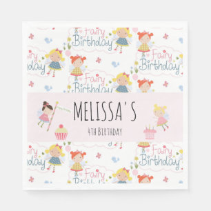 Servilleta De Papel Fiesta personalizado de la leche de cumpleaños