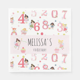 Servilleta De Papel Fiesta personalizado de la leche de cumpleaños