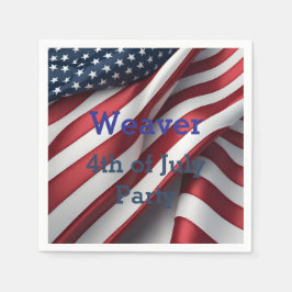 Servilleta De Papel Fiesta personalizado del 4 de julio