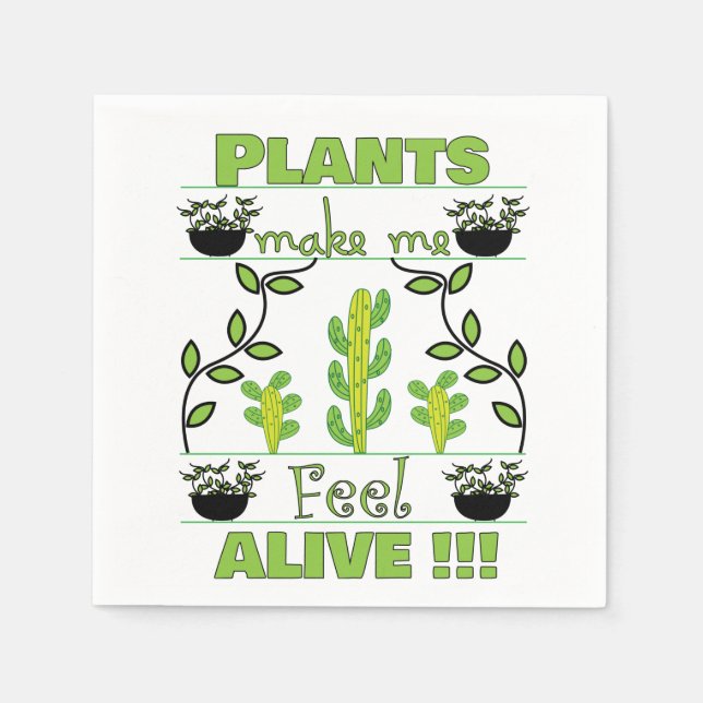 Servilleta De Papel Fiesta Plant Lover (Anverso)