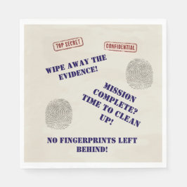 Servilleta De Papel Fiesta principal de la misión espía secreta para n