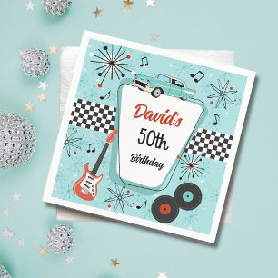 Servilleta De Papel Fiesta Retro de los 50