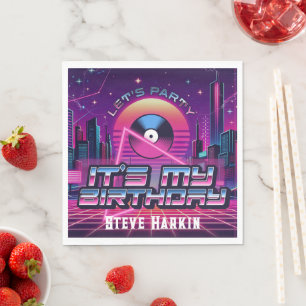 Servilleta De Papel Fiesta Rockin Vaporwave