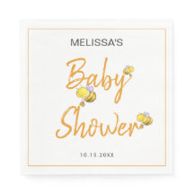 Fiesta simple de Baby Shower Cute Honey Bee