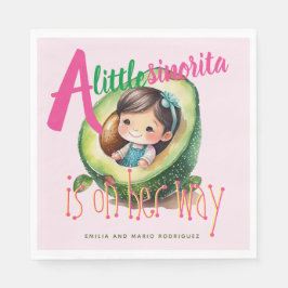 Servilleta De Papel Fiesta Sinorita Baby Shower Partyware Pink