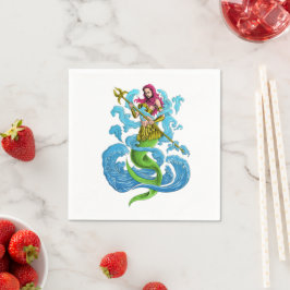 Servilleta De Papel Fiesta Sirena Warrior Napkins