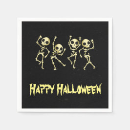 Servilleta De Papel Fiesta Skeleton Halloween