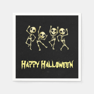 Servilleta De Papel Fiesta Skeleton Halloween