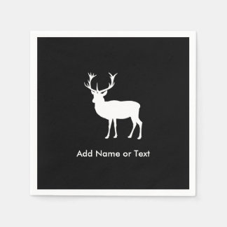 Servilleta De Papel Fiesta Stag - Dibujo elegante de un Stag
