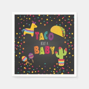 Servilleta De Papel Fiesta Taco Bout a Baby Napkin - Baby Shower