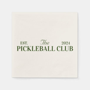 Servilleta De Papel fiesta temático del club de pickleball
