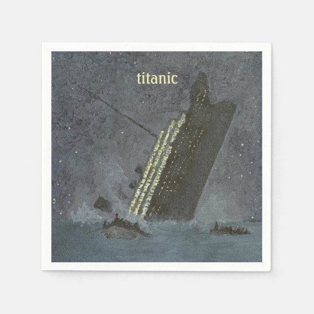 Servilleta De Papel Fiesta Titanic (Anverso)