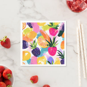 Servilleta De Papel Fiesta tropical de frutas de verano