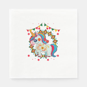 Servilleta De Papel Fiesta Unicornio Cinco De Mayo Divertida Fiesta Me