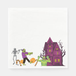 Servilleta De Papel Fiesta Zombie Birthday Kids