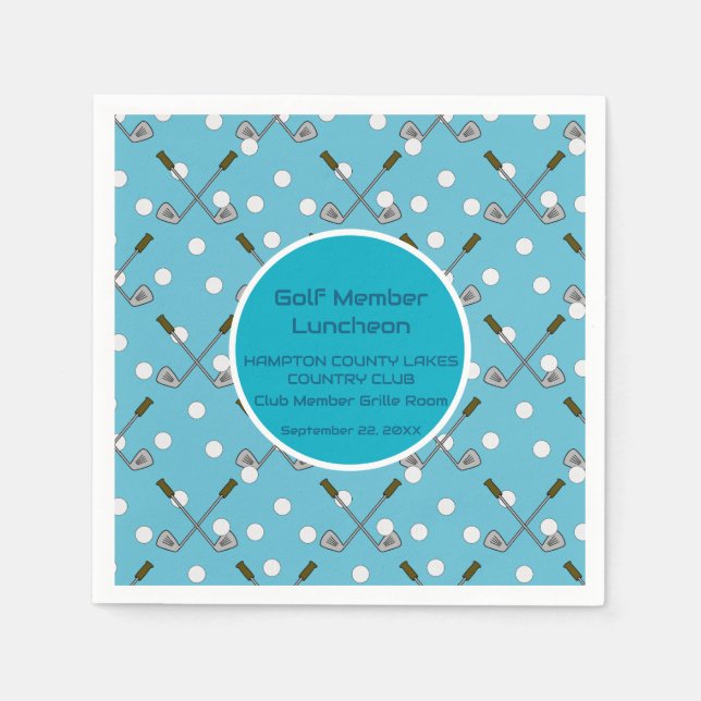 Servilleta De Papel Fiestas de eventos especiales para miembros de gol (Anverso)