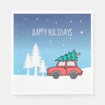 Fiestas de Navidad Papel de almuerzo