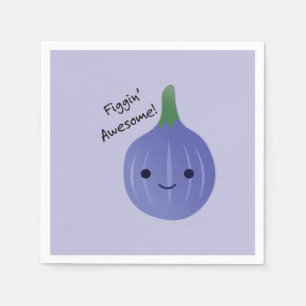 Servilleta De Papel figgin Awesome Fig Pun