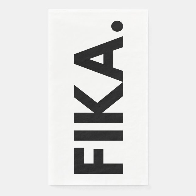 Servilleta De Papel Fika Bold (Anverso)