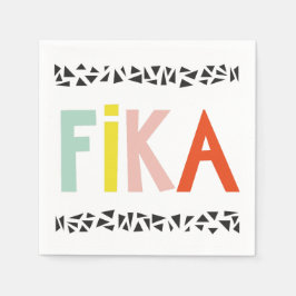 Servilleta De Papel Fika Colours Black