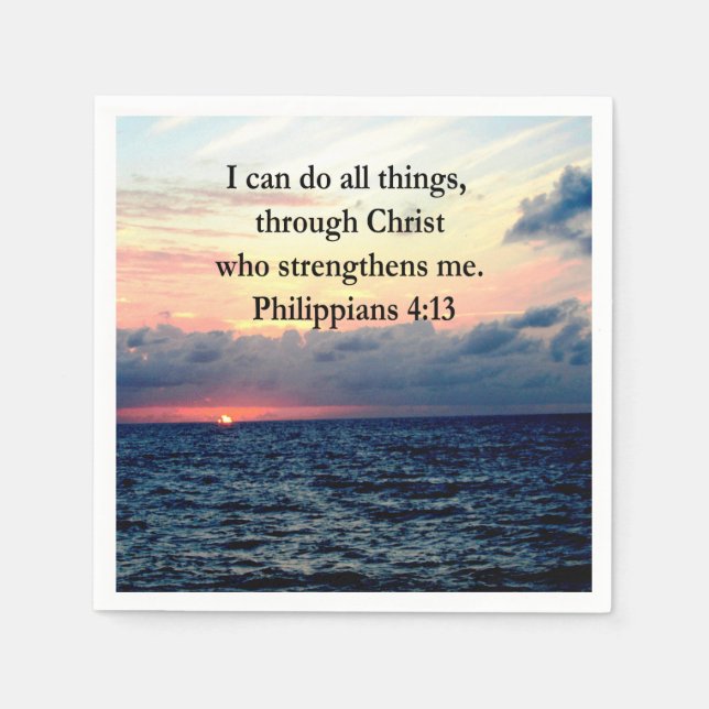 SERVILLETA DE PAPEL FILIPINOS 4:13 (Anverso)