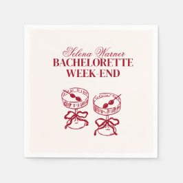 Servilleta De Papel Fin de semana de Bachelorette