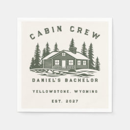 Servilleta De Papel Fin de semana de camping personalizado para desped