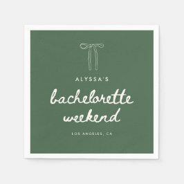 Servilleta De Papel Fin de semana de despedida de soltera Coquette Ver