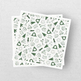 Servilleta De Papel Fin de semana de despedida de soltera en el campam