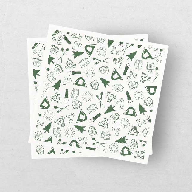 Servilleta De Papel Fin de semana de despedida de soltera en el campam (Subido por el creador)