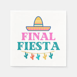Servilleta De Papel Final Fiesta Sombrero