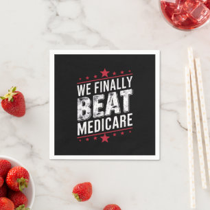 Servilleta De Papel Finalmente le ganamos a la elección de Medicare Tr