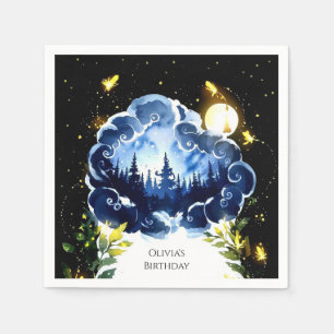 Servilleta De Papel Firefly Fantasy Woodland Cumpleaños