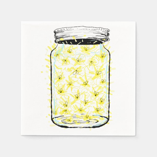 Servilleta De Papel Firefly Frenzy (Anverso)