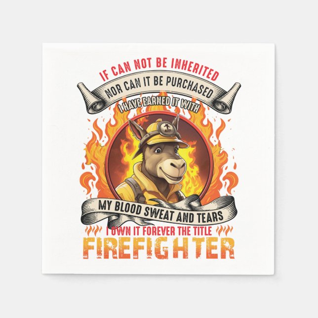 Servilleta De Papel Fireman Donkey (Anverso)