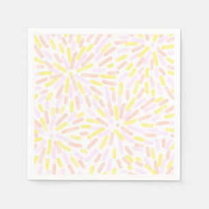 Servilleta De Papel Fireworks Resumen Pangender PriFlag Pastel