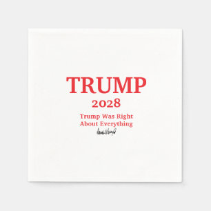 Servilleta De Papel Firma Trump 2028 nombre personalizado