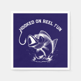 Servilleta De Papel Fish-Hooked on Reel Fun