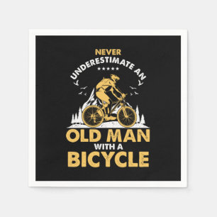 Servilleta De Papel Fitness Grandpa Ejercicio Bicicletas Ciclismo MTB