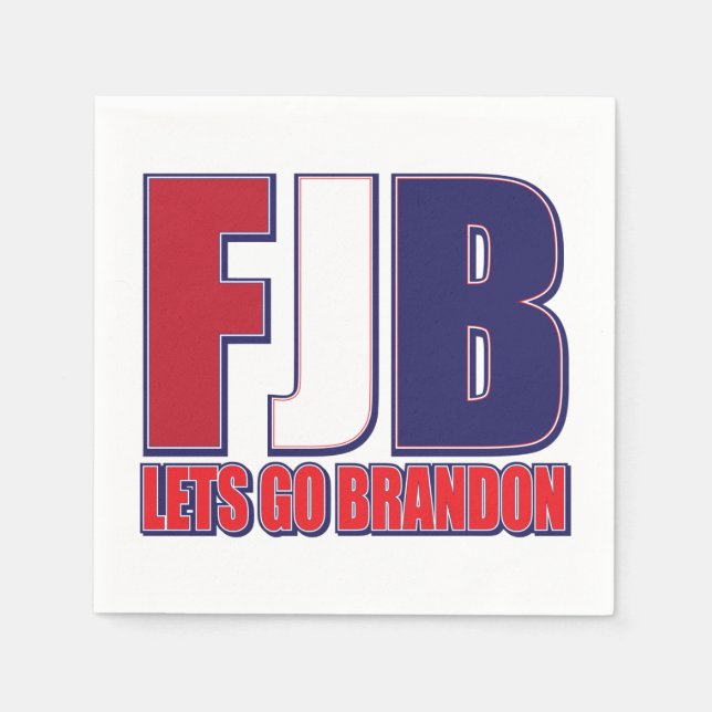 Servilleta De Papel FJB - Vamos Brandon (Anverso)