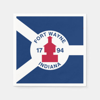 Servilleta De Papel Flag Fort Wayne, Indiana Napkins