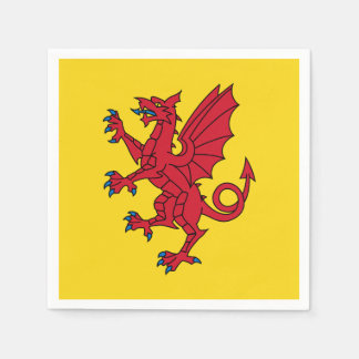 Servilleta De Papel Flag of Somerset Paper Napkins