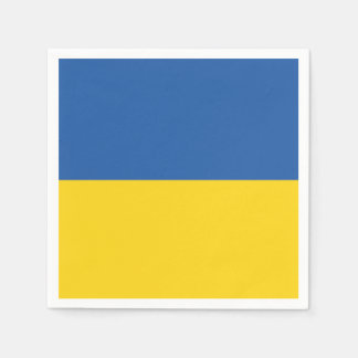 Servilleta De Papel Flag of Ukraine Button