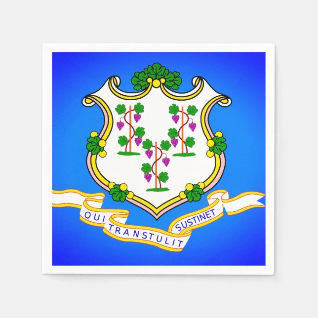 Servilleta De Papel Flage de estado de las toallas de Fiesta de papel  (Anverso)