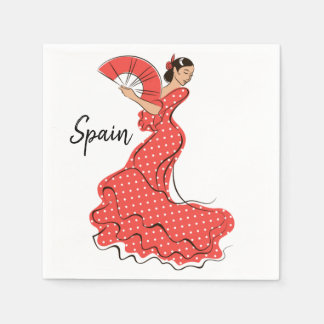 Servilleta De Papel Flamenco