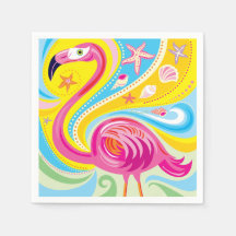 Flamenco Rosa con Estrella de Mar