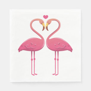Servilleta De Papel Flamencos rosados Boda, ducha de novia Luau Verano