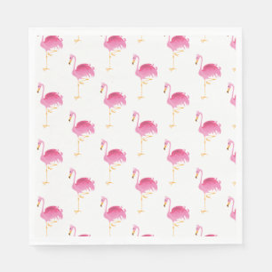 Servilleta De Papel Flamencos rosados con servilletas de papel